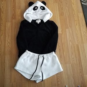 A panda pajama set